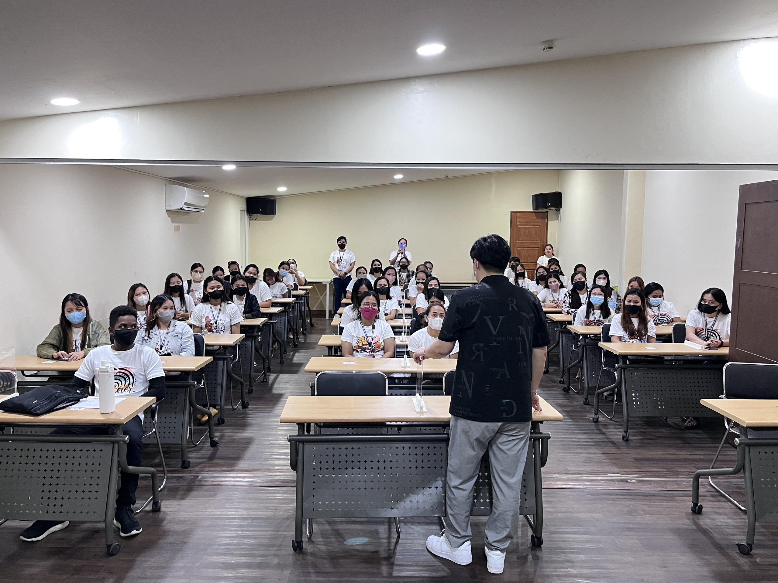 Students in a classroom