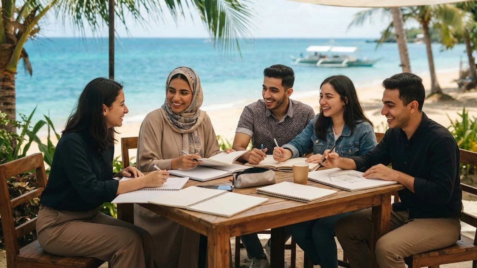 طلاب عرب يجمعون بين دراسة الإنجليزية والحياة في ماكتان